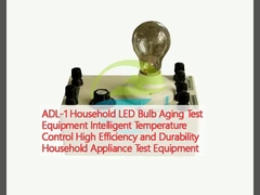 ADL-1 Testgeräte für die Alterung von LED-Glühlampen für den Haushalt Intelligente Temperaturregelung Hohe Effizienz und Langlebigkeit Testgeräte für Haushaltsgeräte