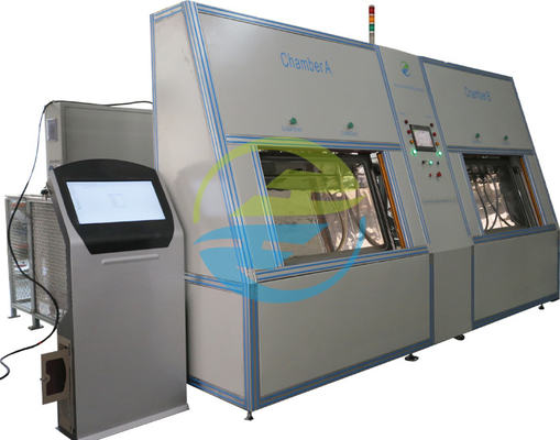 Good price 2 Stationen Zwei Kammer Vakuum Helium Leckage Detection Ausrüstung Leckage Testing Ausrüstung Online