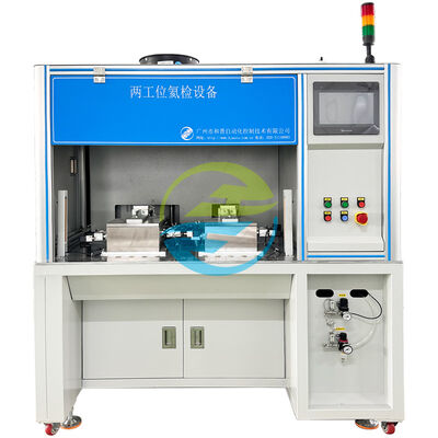 Guter Preis Helium-Leckage-Testgerät mit 2-Stationen-Releis. Hochpräzises automatisches Leckage-Detektionssystem für Automobil- und Industriekomponenten. Online